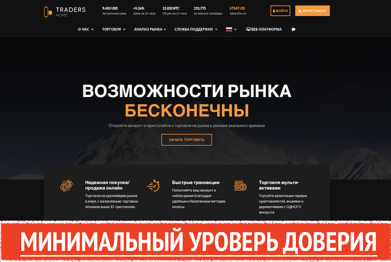 Tradershome отзывы