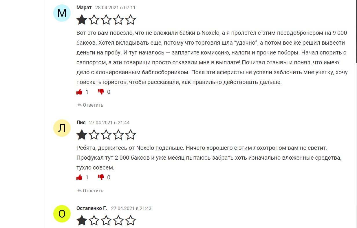 noxelo.com отзывы